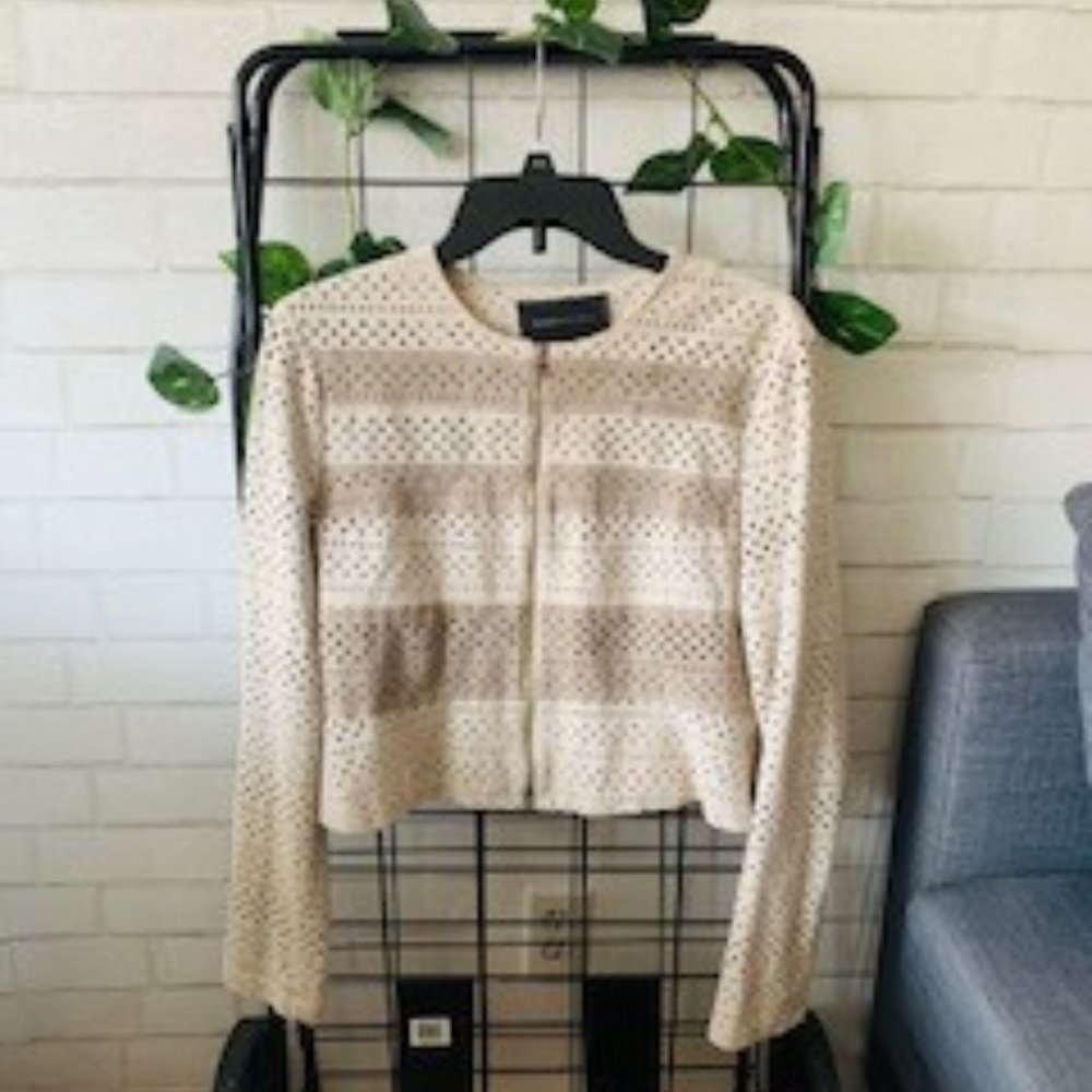 BCBGMaxazria Suede Jacket
